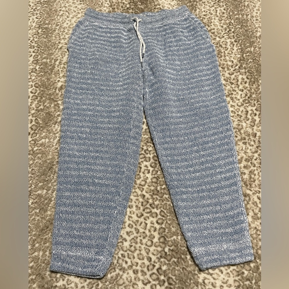 Faherty blue & white sweatpants